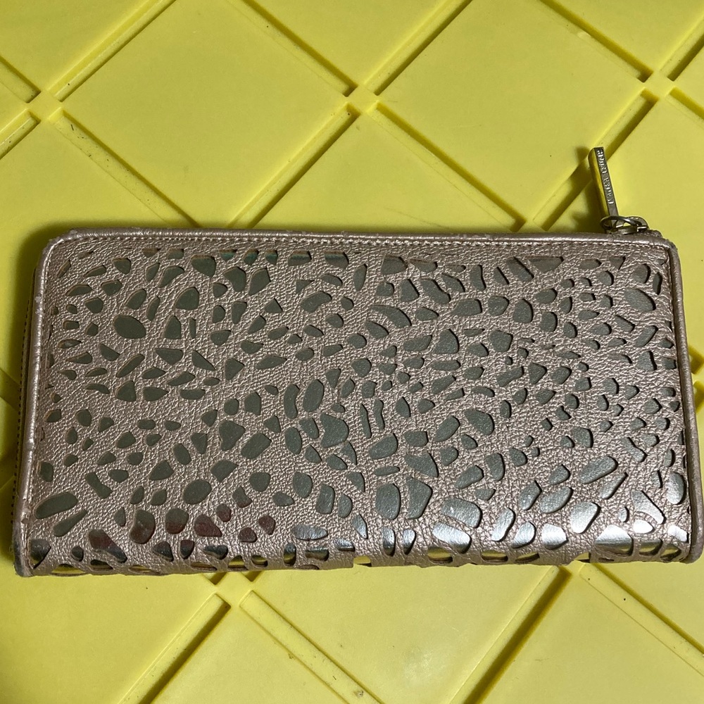 Gold Netted Coral Wallet
 Ivanka Trump